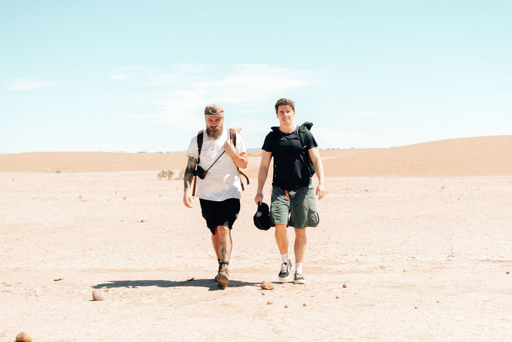 Travelers Walking Through the Sahara in the Sahara Caravan gallery.