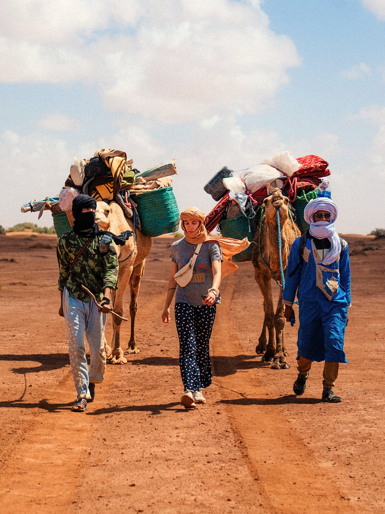Trekkers with Desert Guides in the Sahara Caravan gallery.