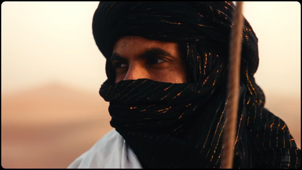 Portrait in the Sahara Light poster